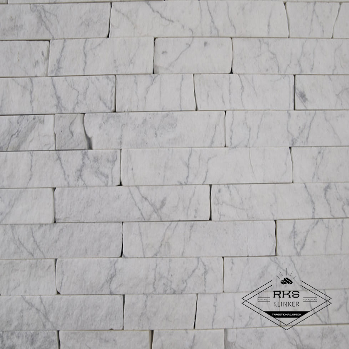 Фасадный камень Полоса - Мрамор Bianco Carrara в Белгороде